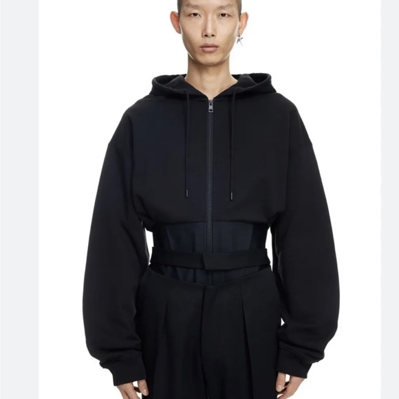 Mugler corset hoodie hoody jacket xxl women’s or men’s nwt h&m - Picture 2 of 12